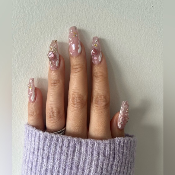 Handmade press-on nails - Picture 3 of 7